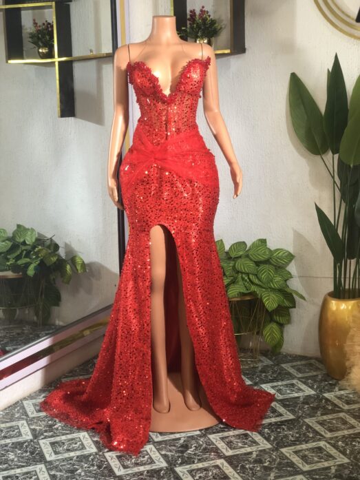 Maroon Dress - Image 3