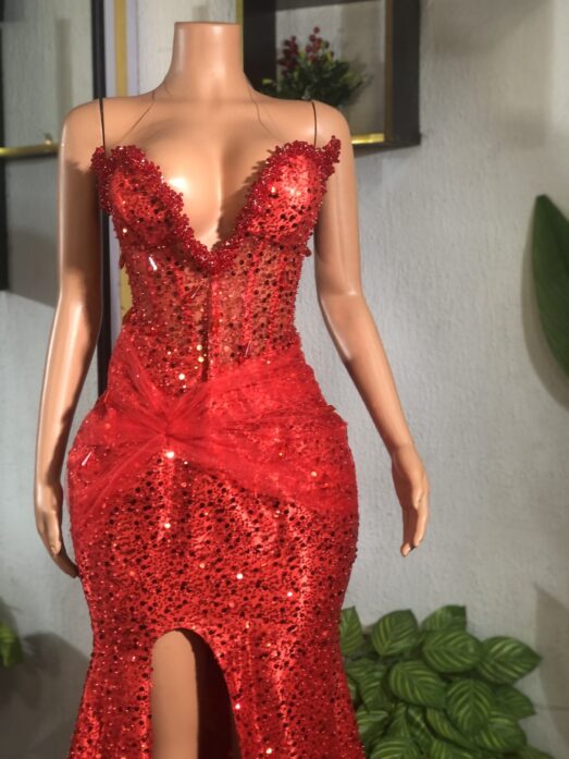 Maroon Dress - Image 2